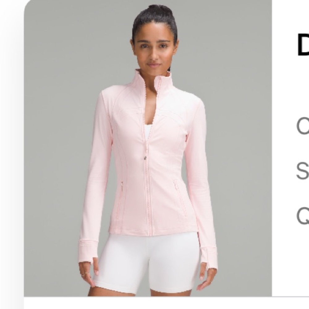 Lululemon strawberry milkshake define jacket